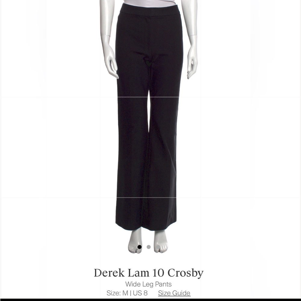 Derek Lam 10 Crosby Black Pants (size 8)